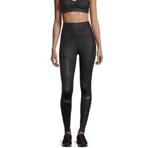NWT Alo Yoga High Waist Moto Leggings